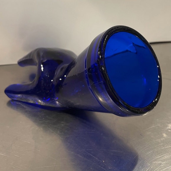 Cobalt blue glass hand ring tree - Picture 5 of 9